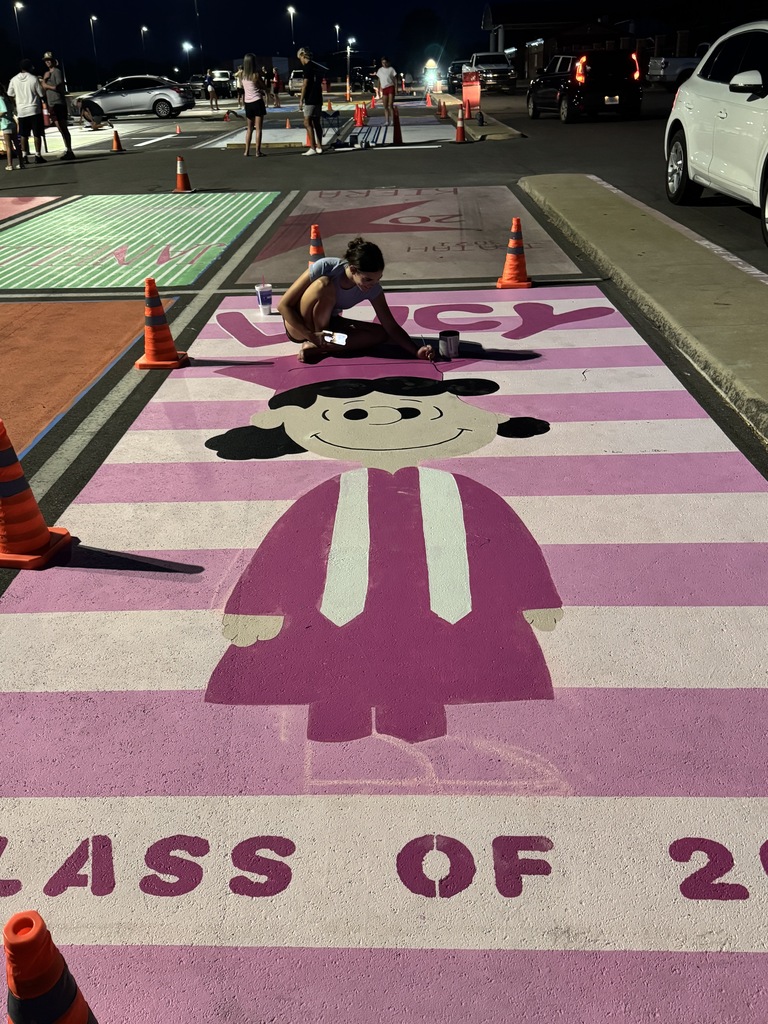 Senior Year Starts HERE!   The Class of 2027 is hard at work painting their senior parking spots! 🎓🖌️  What better way to kick off senior year than by putting your own personal mark on the CHS parking lot? This is just the first of MANY memories, milestones, and moments this class will make together.  Senior year is officially underway, Class of 2027!   Let’s make it one to remember!