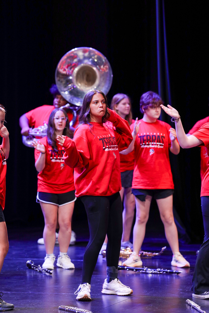 student dancing