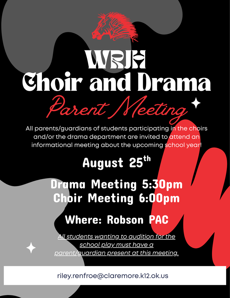 PARENT MEETING FOR DRAMA AND CHOIR