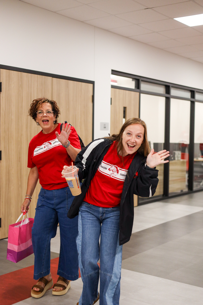 teachers waving
