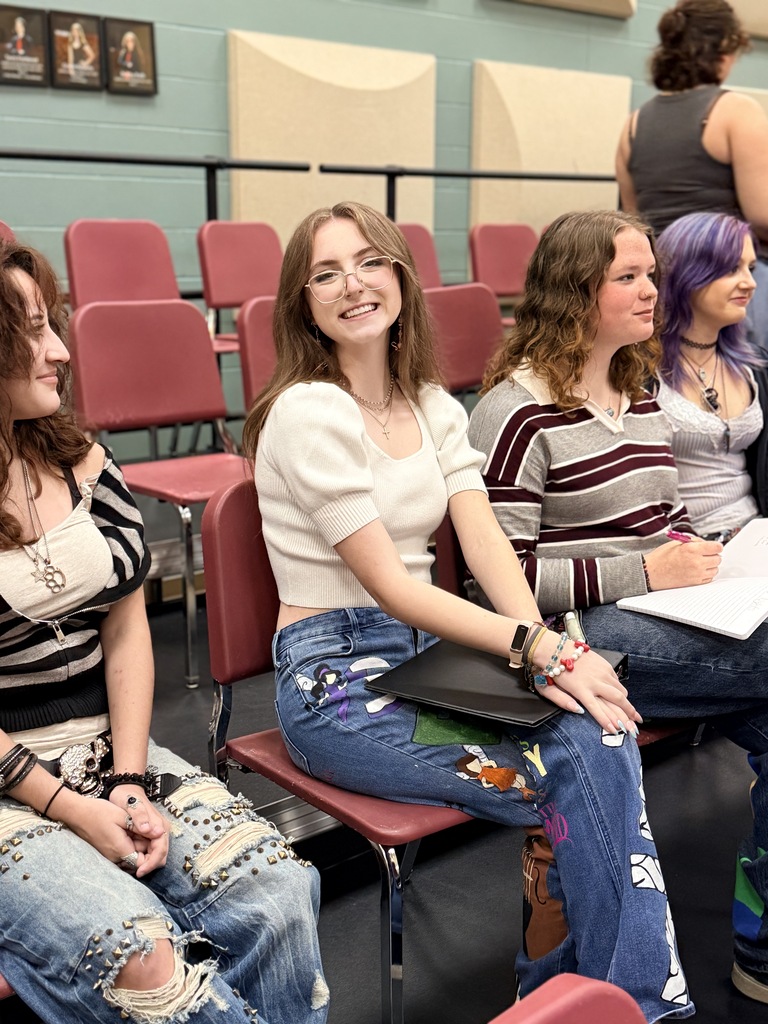 Choir student excited to be back in class for another school year.