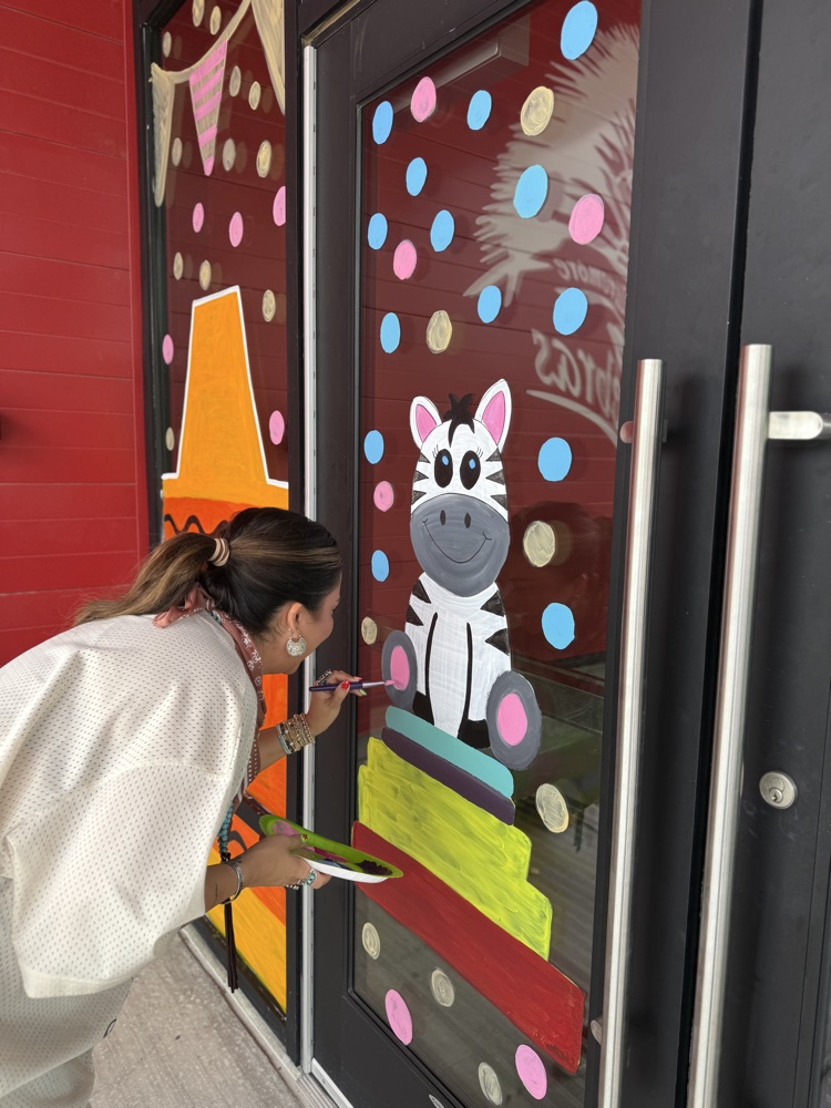 Mrs. Baldwin painting 