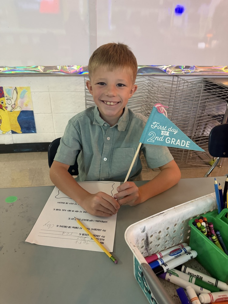first day of school photo