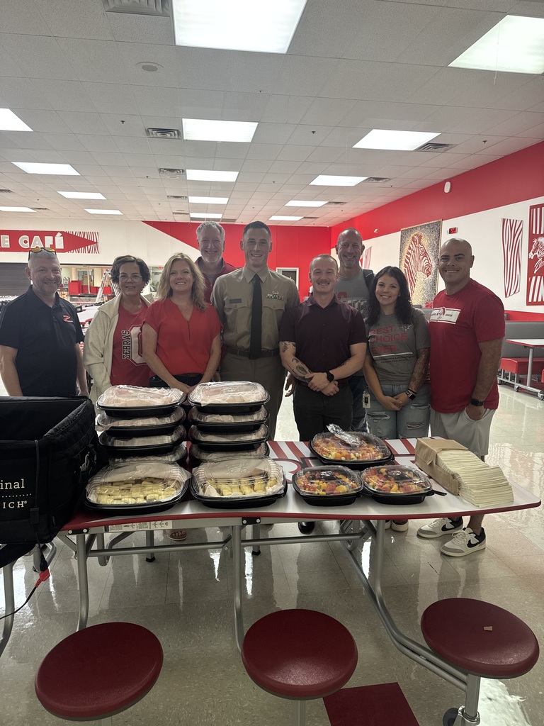 A huge thank you to the National Guard for providing a delicious breakfast for our teachers during professional development! We always appreciate your generosity and continued support of our CHS staff.  Thank you for helping us fuel up and start the school year strong!