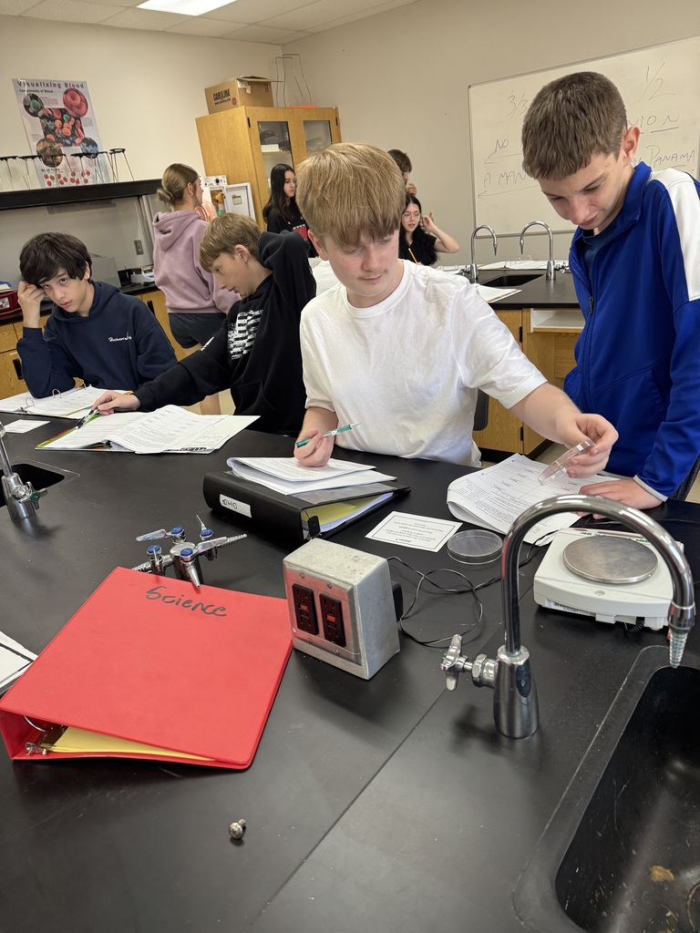 🧪 Precision Meets Accuracy in Biology! 🧪  Our Biology students put their skills to the test with hands-on measurement stations! Students worked together, followed directions, and applied what they learned about precision and accuracy to complete each challenge correctly.  A great opportunity to turn classroom learning into real-world lab experience!
