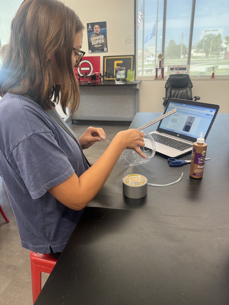 🌤️ Aeronautics 1 Explores Atmospheric Pressure! ✈️  Aeronautics 1 students learned about atmospheric pressure by building their own barometers using everyday materials. They recorded their starting measurements and will leave their barometers untouched for 24 hours to observe changes in water levels as weather conditions change.  Hands-on learning at its best! 🔬🌎