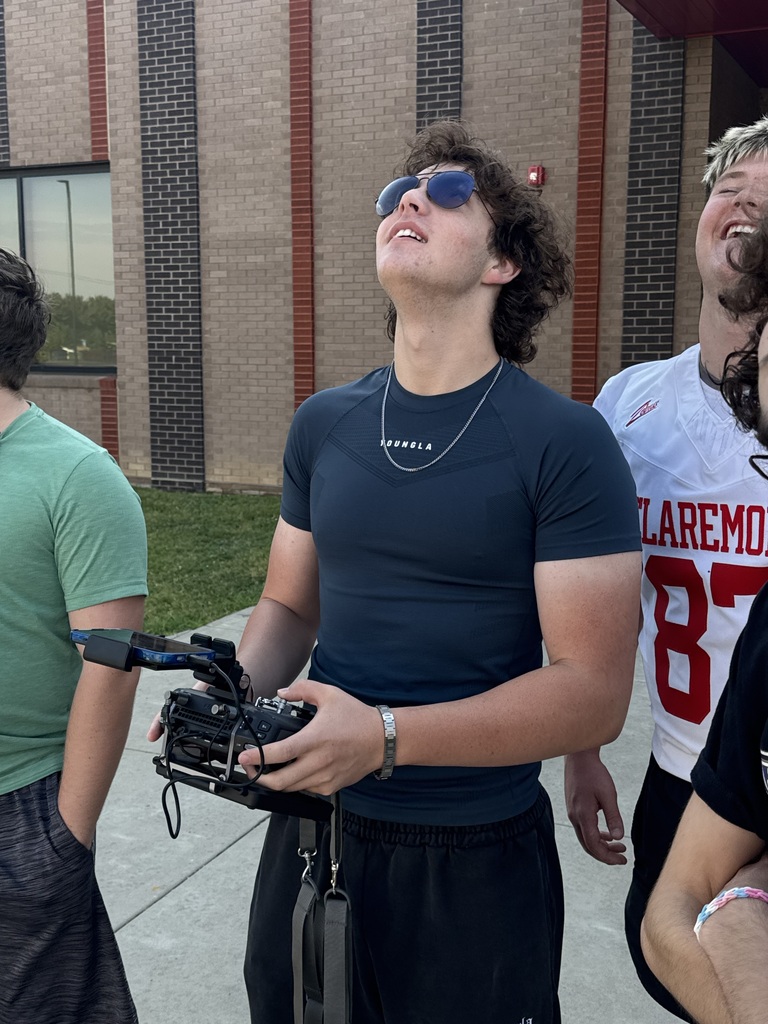The future of flight is taking off at CHS! Our Aeronautics students are getting the commercial DJI drone ready for aerial photography, search and rescue, and other UAS missions.  Certified commercial drone operator Haeden Taber is helping train the next generation of Flying Zebras!