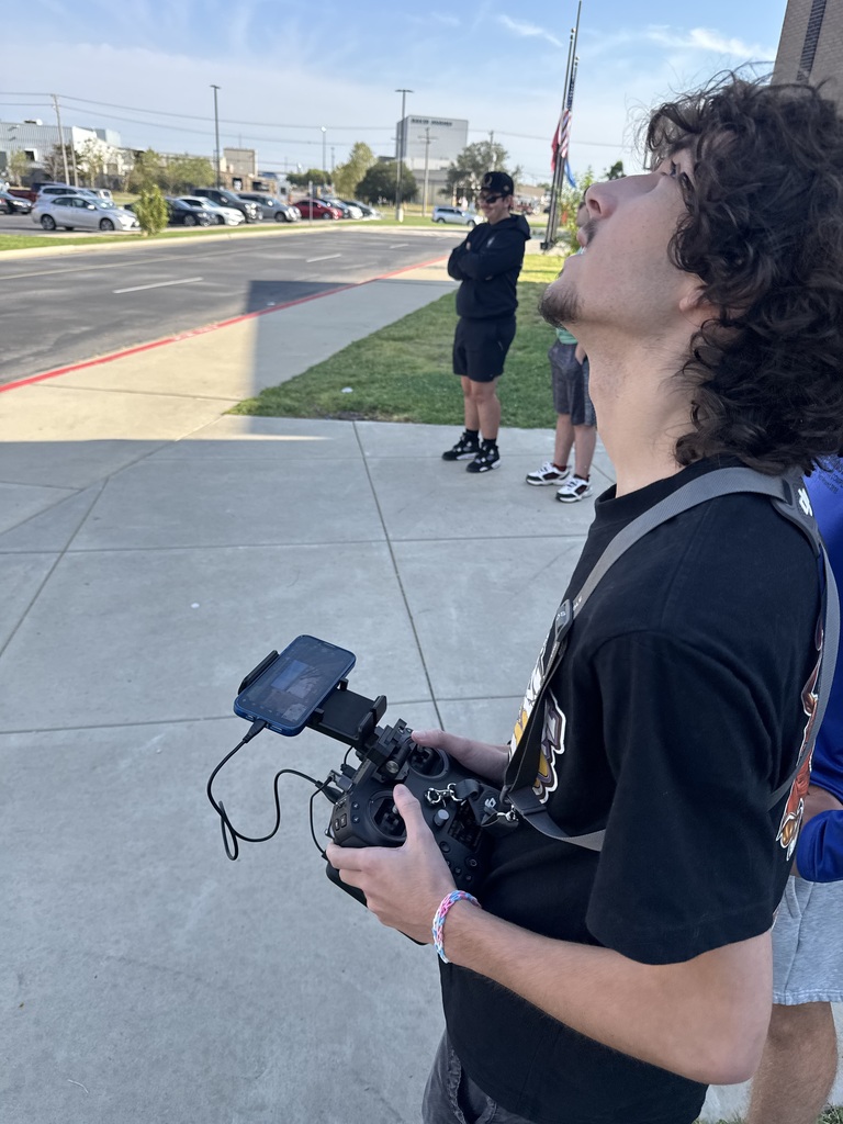 The future of flight is taking off at CHS! Our Aeronautics students are getting the commercial DJI drone ready for aerial photography, search and rescue, and other UAS missions.  Certified commercial drone operator Haeden Taber is helping train the next generation of Flying Zebras!