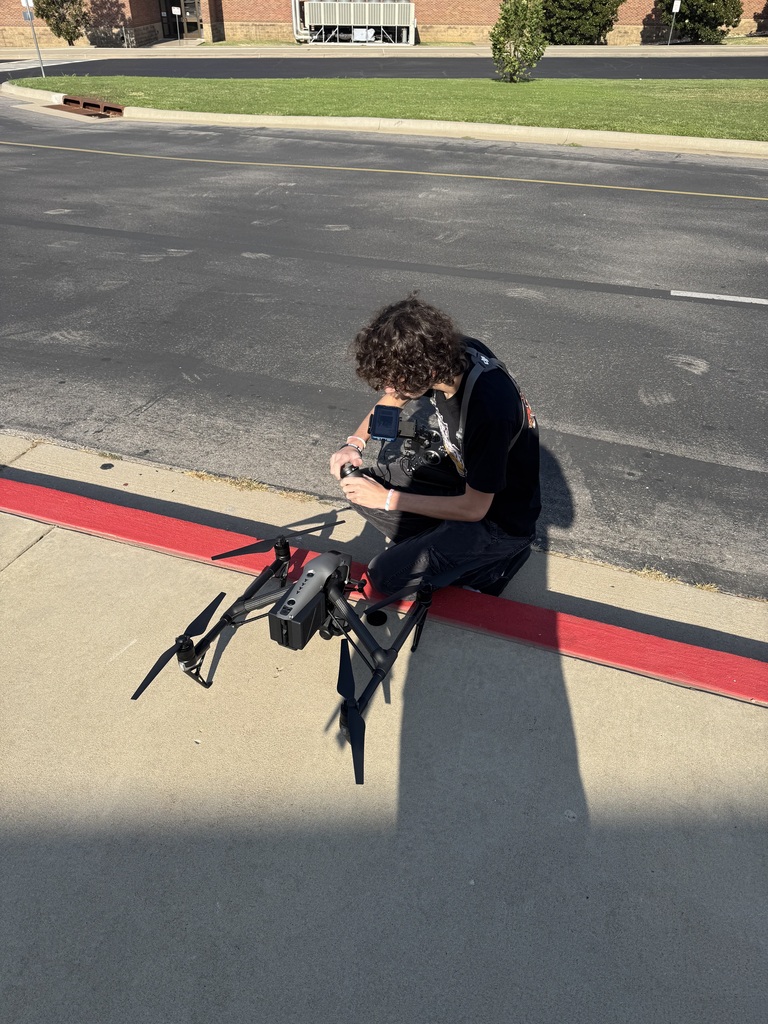 The future of flight is taking off at CHS! Our Aeronautics students are getting the commercial DJI drone ready for aerial photography, search and rescue, and other UAS missions.  Certified commercial drone operator Haeden Taber is helping train the next generation of Flying Zebras!