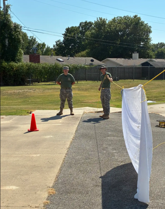 🏈 Have you been to a football game lately and heard the new cannon?   Before football season kicked off, Superintendent Bryan Frazier and Principal Brooke Lee each had the honor of test-firing the new Claremore NJROTC ceremonial cannon!  Our cadets worked hard to prepare the Cannon Detail, and now they’re bringing a little extra school spirit to game nights!