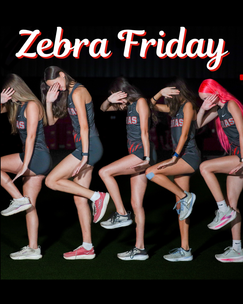 Cross Country team on Zebra Friday