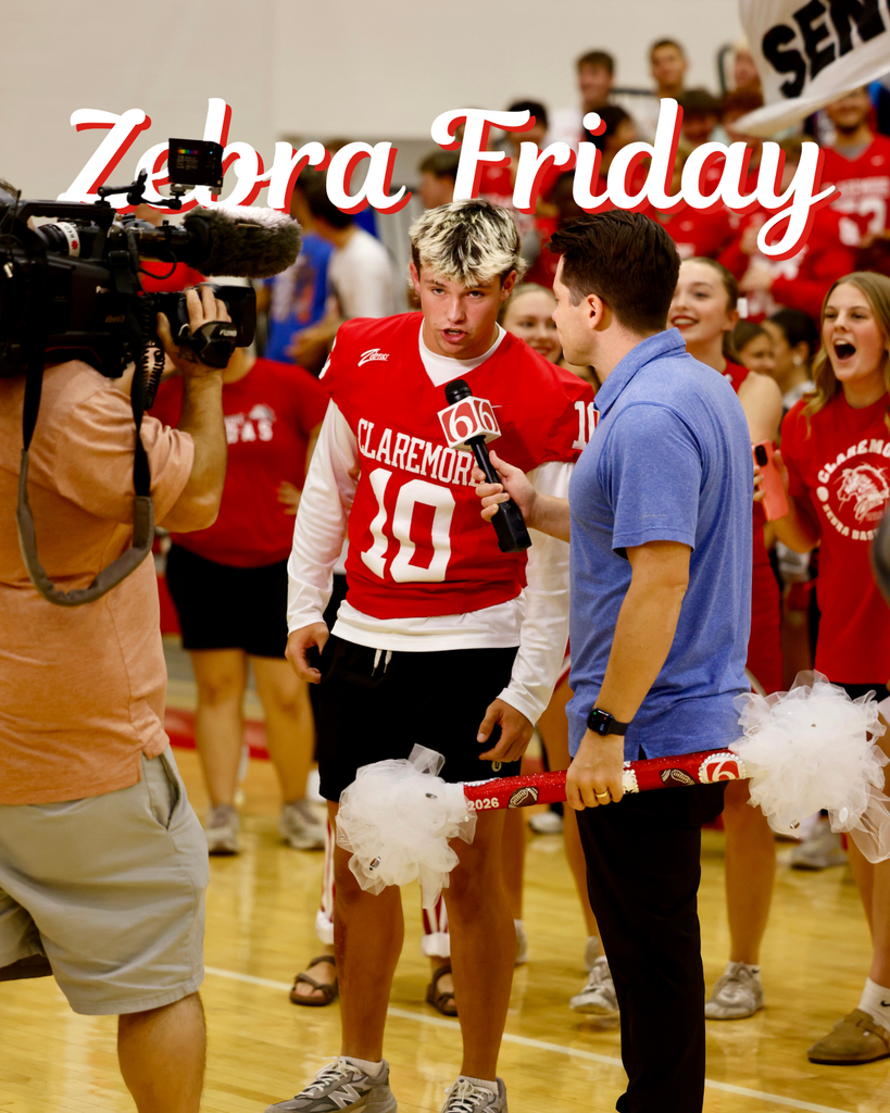 Football player talking to the news on Zebra Friday