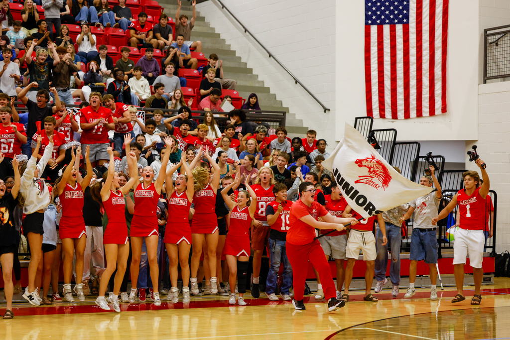Juniors cheering