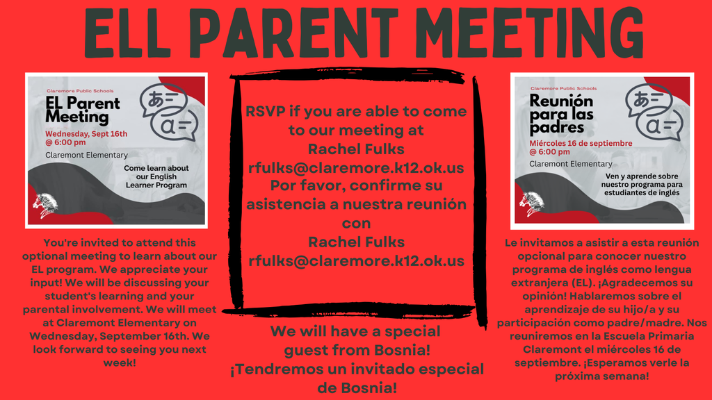 ELL PARENT MEETING 