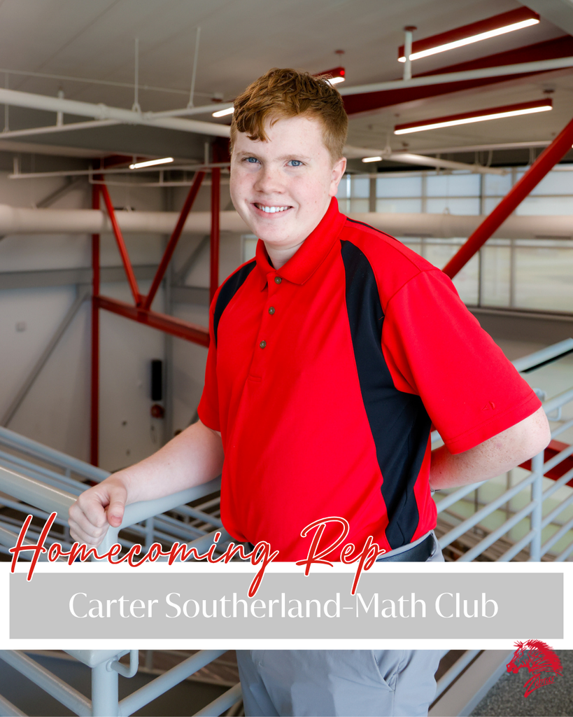 Carter Southerland Math Club Homecoming Rep