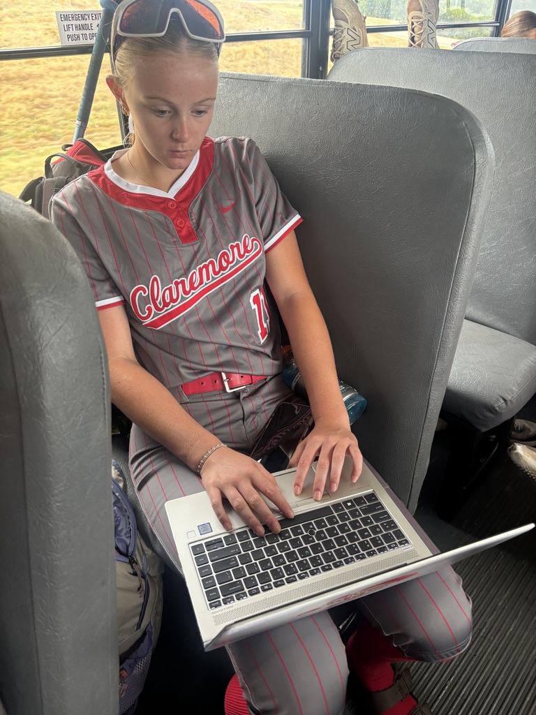 🥎📚 What do you do when you have a softball tournament hours away during the school day? You turn the bus into a classroom! 🚌✏️ Our Lady Zebras are making the most of their travel time by turning the bus into a mobile classroom. Between games, practices, and long bus rides, they’re finding a way to keep learning and stay on top of their schoolwork. Here are a few pictures of the Lady Zebras Mobile Classroom!