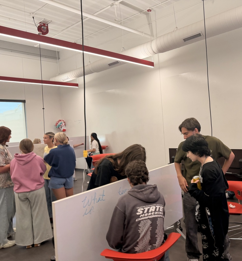 APUSH review, but make it a game!  APUSH students wrapped up their review with a game of Jeopardy, using whiteboard tables to talk through questions, work with their teams, and find the right answers.  It’s a great way to review content while building communication, collaboration, and critical-thinking skills. Who says studying for a test can’t be fun?