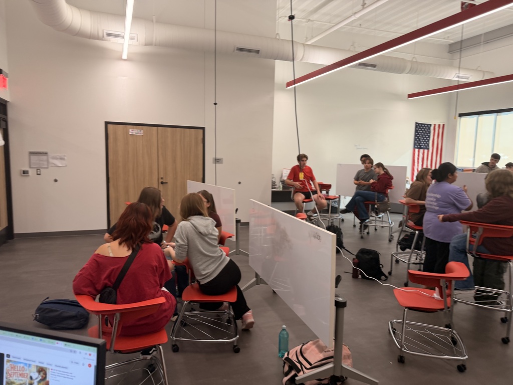 APUSH review, but make it a game!  APUSH students wrapped up their review with a game of Jeopardy, using whiteboard tables to talk through questions, work with their teams, and find the right answers.  It’s a great way to review content while building communication, collaboration, and critical-thinking skills. Who says studying for a test can’t be fun?