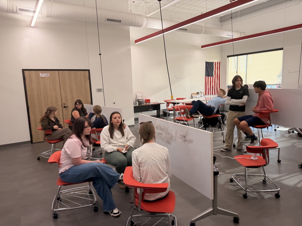 APUSH review, but make it a game!  APUSH students wrapped up their review with a game of Jeopardy, using whiteboard tables to talk through questions, work with their teams, and find the right answers.  It’s a great way to review content while building communication, collaboration, and critical-thinking skills. Who says studying for a test can’t be fun?