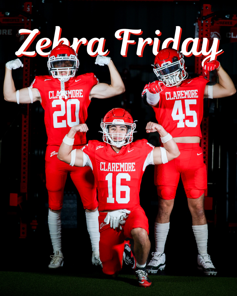 Football players flexing on Zebra Friday