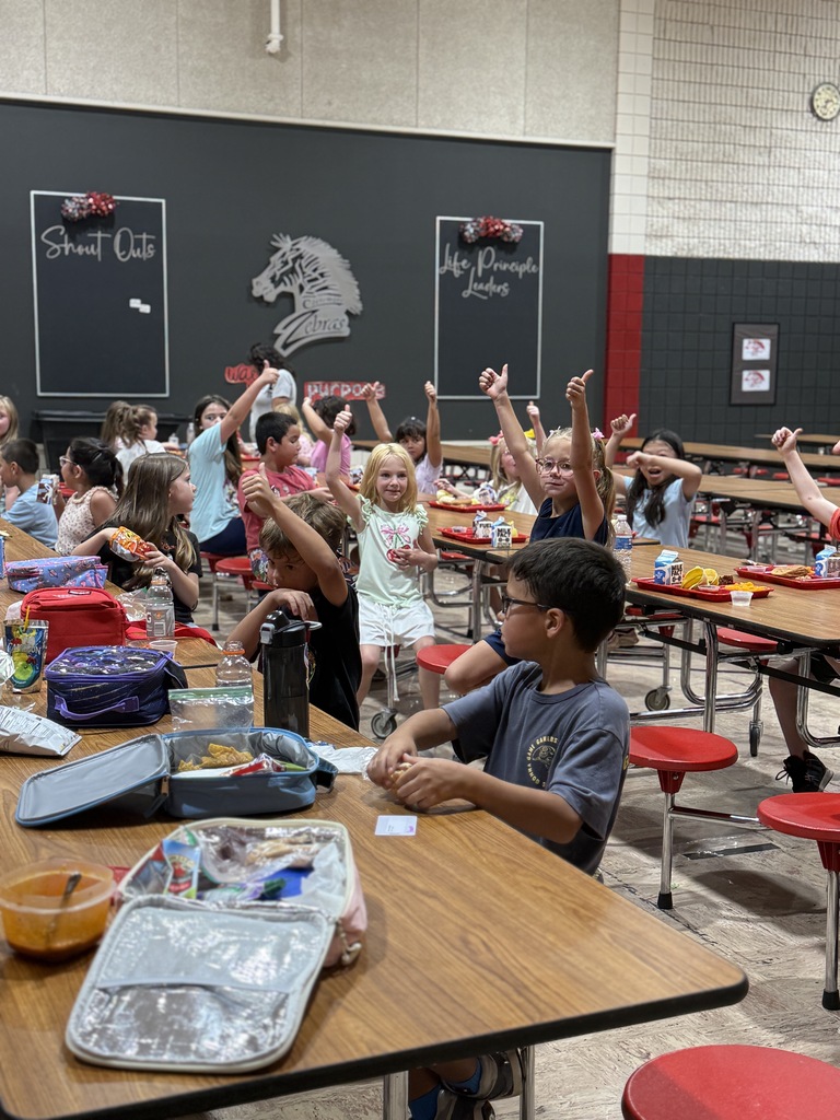 students giving thumbs up and thumbs down