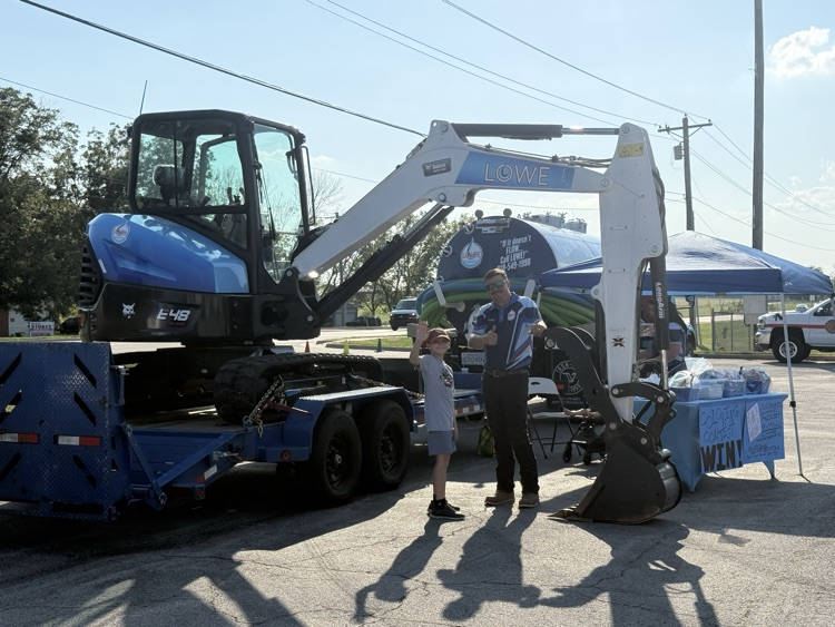 community vehicle plumbing truck and excavator