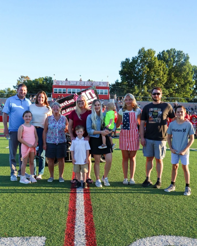 Family on the field.