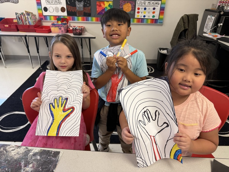 art, hand echo