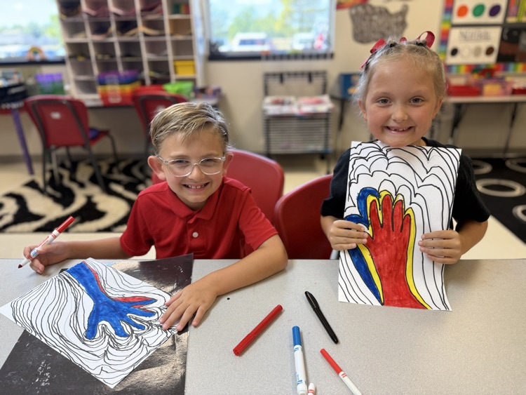 art, hand echo