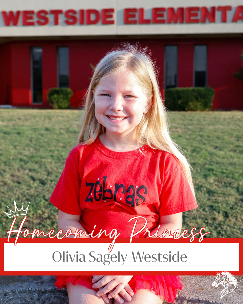 Olivia Sagely Westside Elementary Homecoming Princess