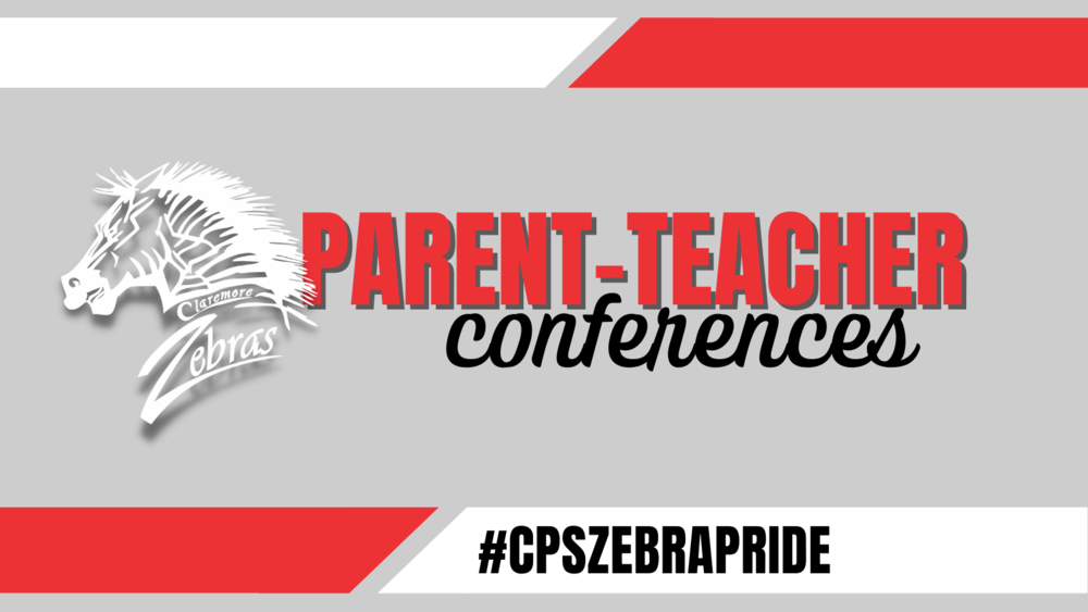 zebra logo with "Parent-Teacher Conferences" 