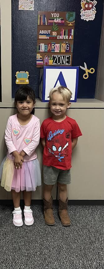students dressed up for wacky Wednesday