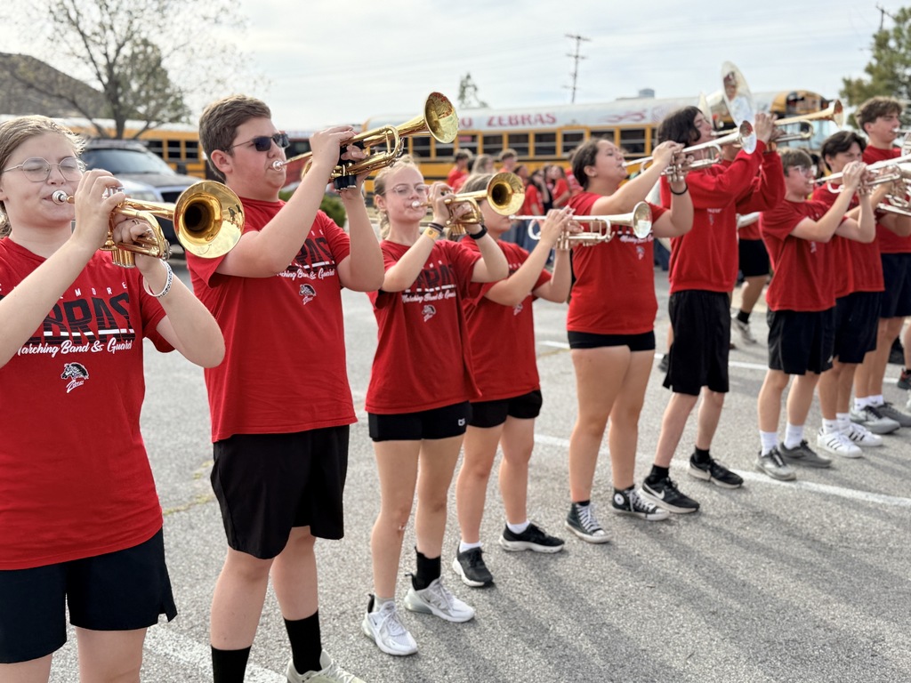 Claremore band trumpet section playing