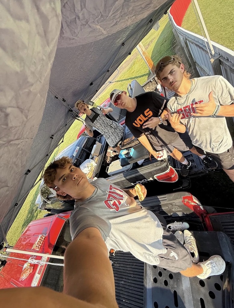 Baseball Players tailgating 