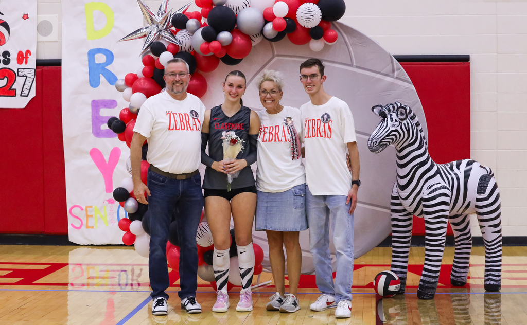 Volleyball player and her family