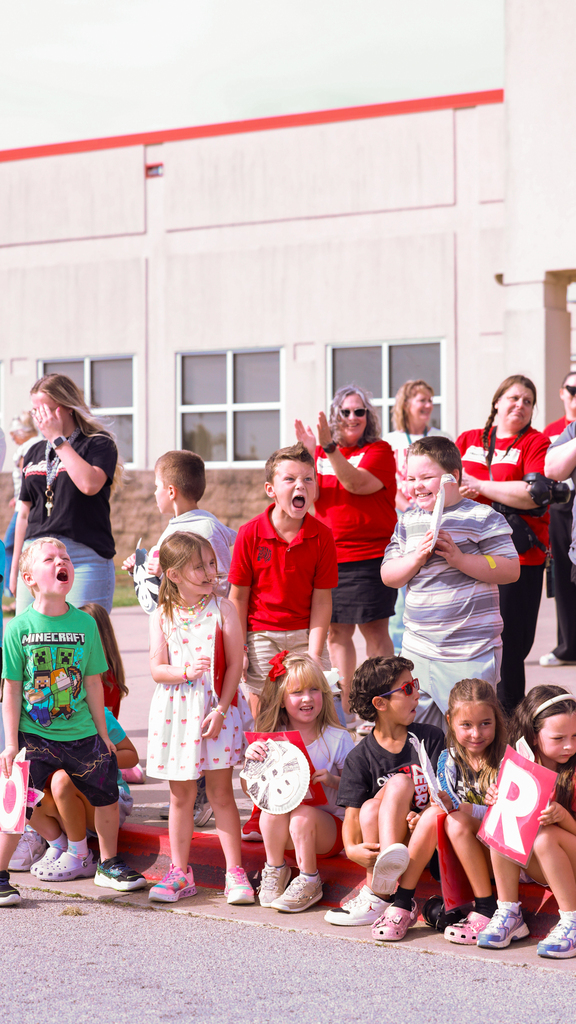 Students cheering