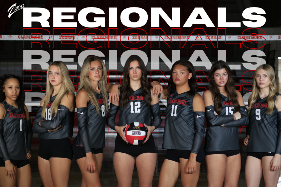 Volleyball Regionals graphic with seniors poses