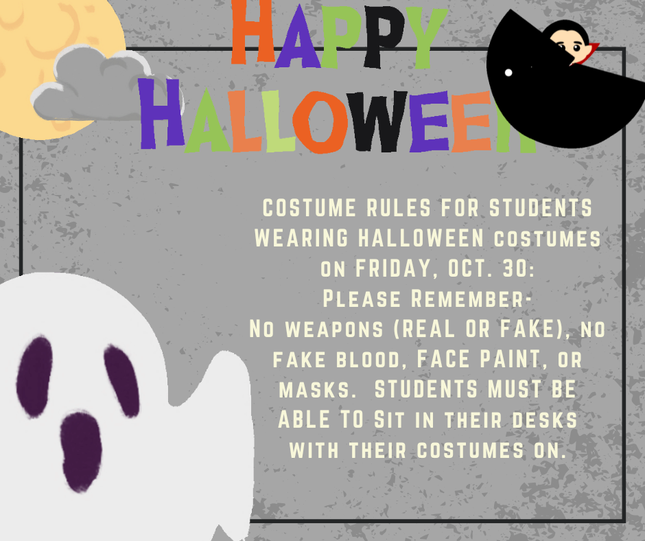 HALLOWEEN COSTUME RULES