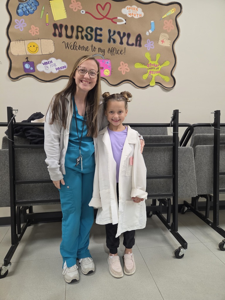 Nurse and student dressed as nurse