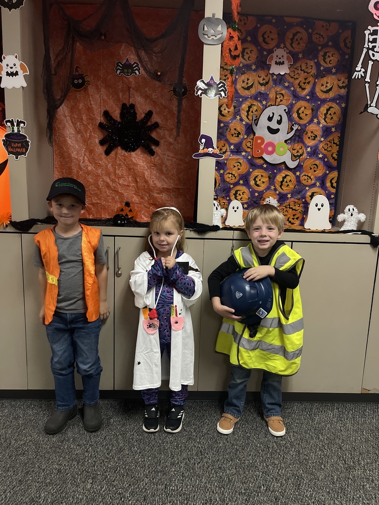 students dressing as careers