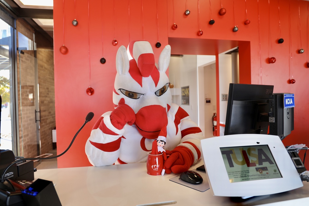 Zebs and Dazzle at Red Crown Credit Union