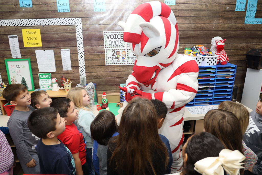 Zebs and Dazzle at Claremont Elementary