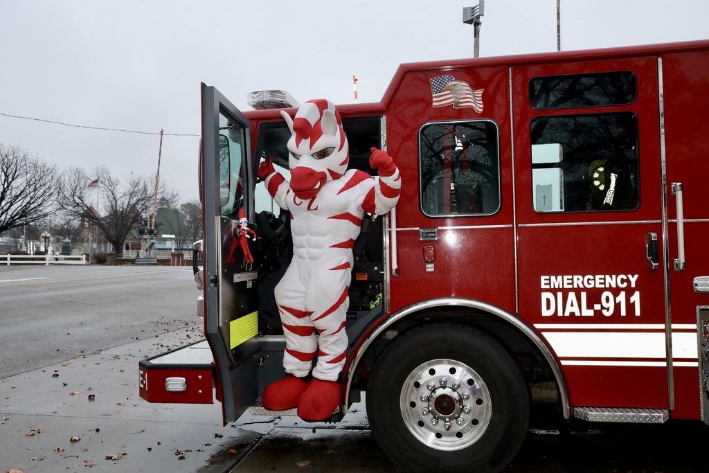 Zebs and Dazzle at the Fire Department