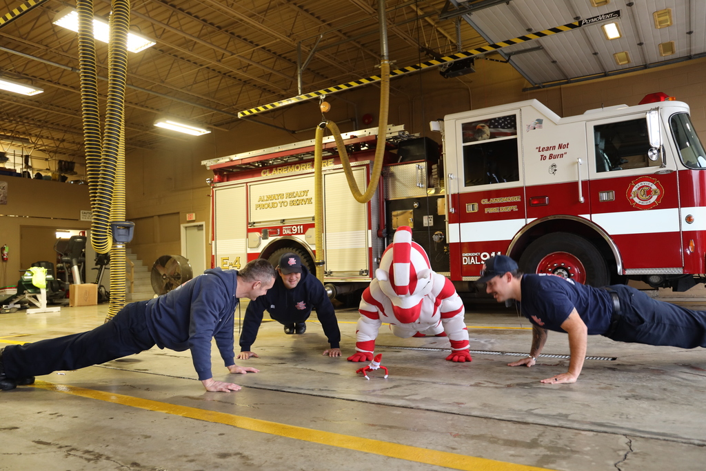 Zebs and Dazzle at the Fire Department