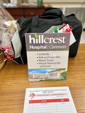 Hillcrest hospital gift bag photo