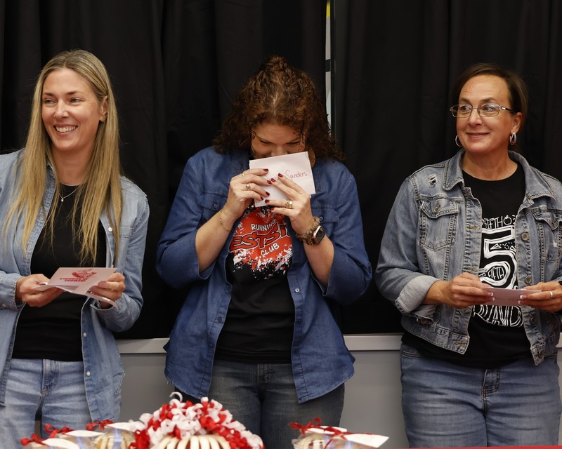 teahers smiling and crying