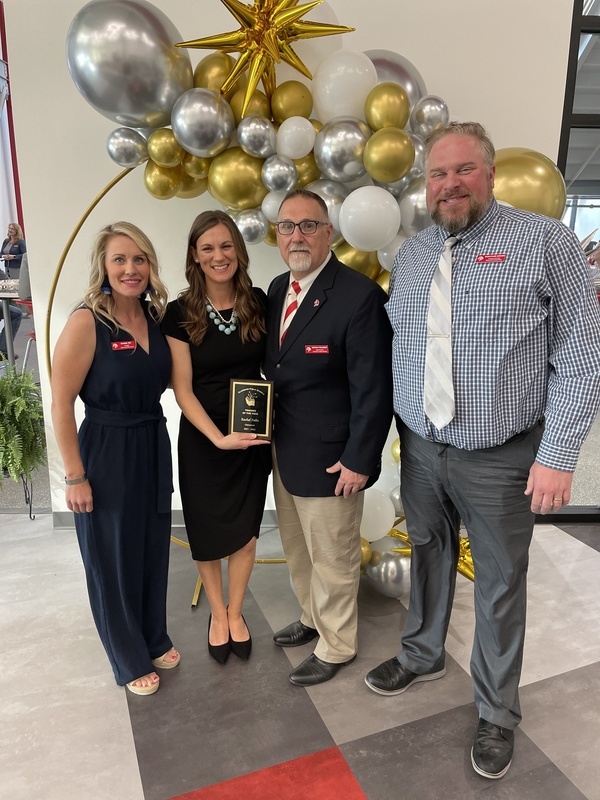 Rachel with administration 