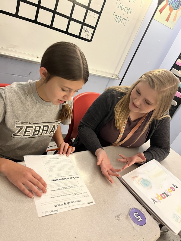 stout with student stout with student