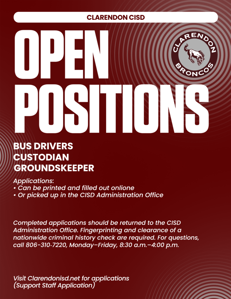 Open Positions