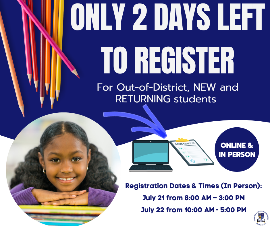 2 Days Left to Register